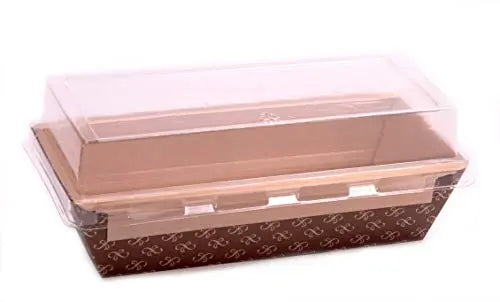 Disposable Aluminum Loaf Pans | 6x3.75 | 1 lb Capacity | 10-Pack with Lids