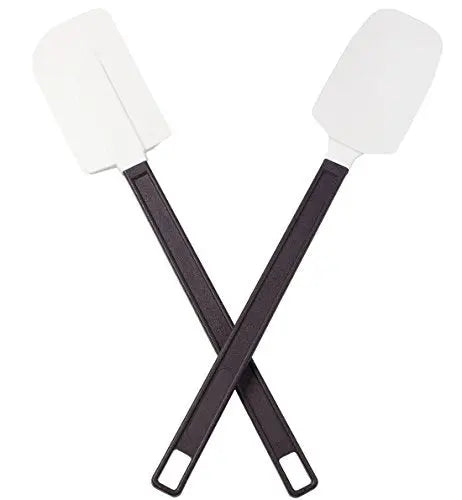 White & Burgundy Spatula & Scraper - 14" - 2 Pack