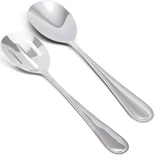 Heavy-Duty 9-Inch Stainless Steel Serving Spoons | 6-Pack