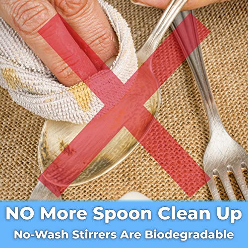 1000 Pack - Avant Grub - Wood Drink Stirrers - Natural - 5.5 Inch