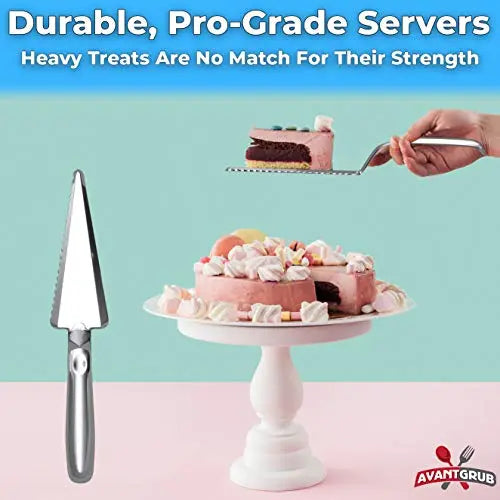 Heavy-Duty Recyclable 10-Inch Dessert Servers | Durable Plastic Pie, Cake, and Pizza Slicers for Weddings, Birthdays, and Catering Events