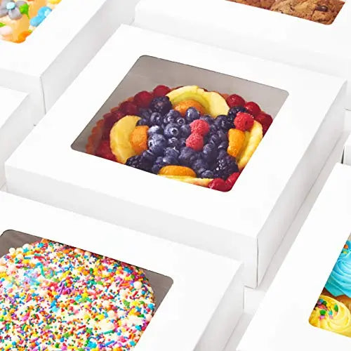 White Bakery Box - Medium - 5 Boxes