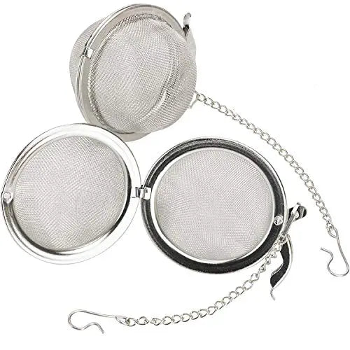 Stainless Steel Steel Tea Ball Infuser - 2" - 2 Pack