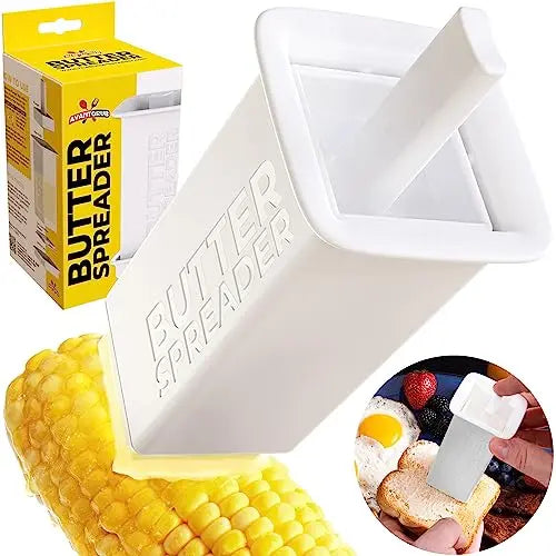 White Butter Spreader 2.5" X 4.25" - Large Capacity, Easy to Use, and Durable