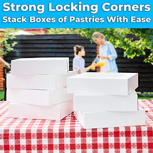 White Bakery Box - Medium - 5 Boxes